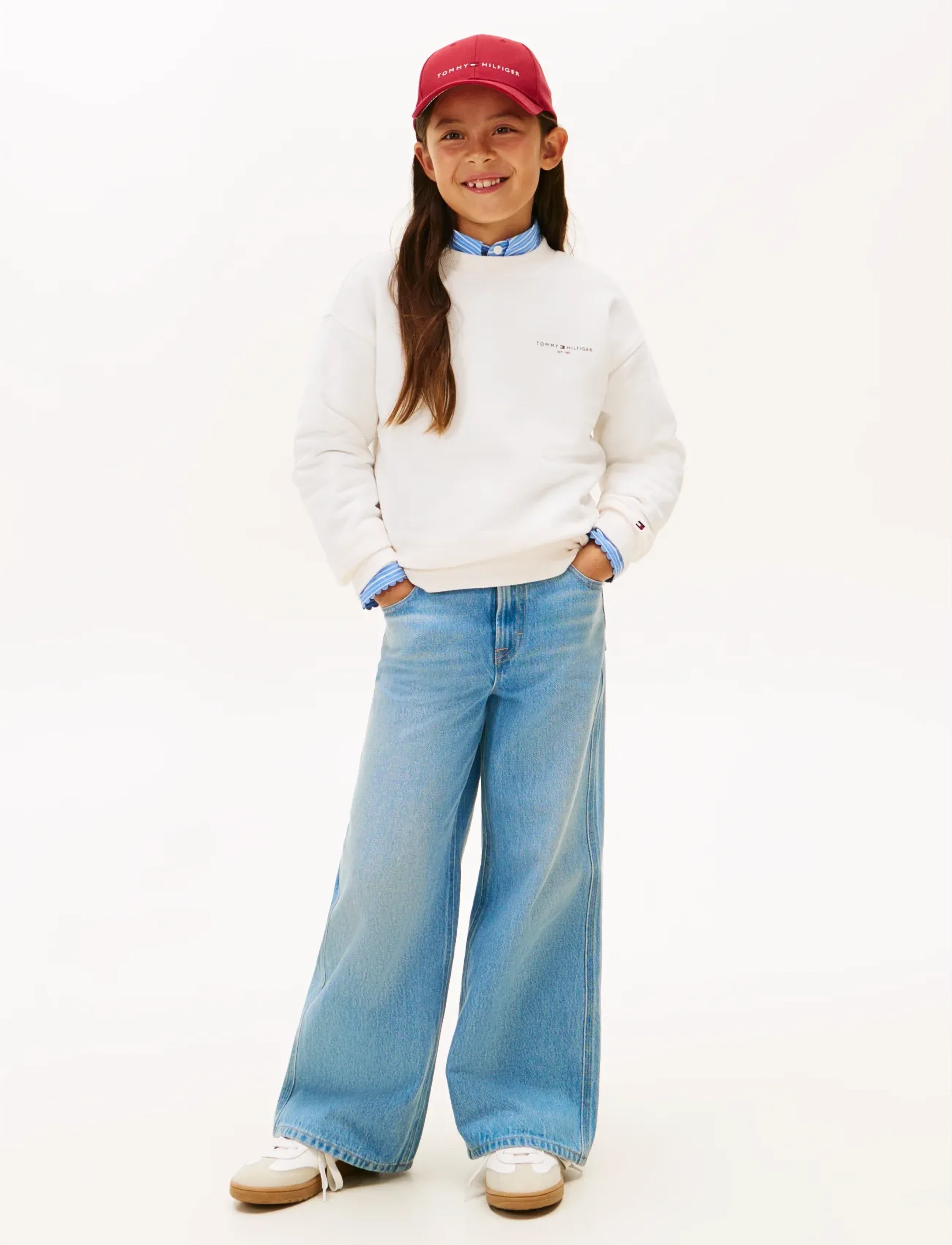 Tommy Hilfiger - MINI CORP C-NECK SWEATSHIRT - sweatshirts - ancient white - 5
