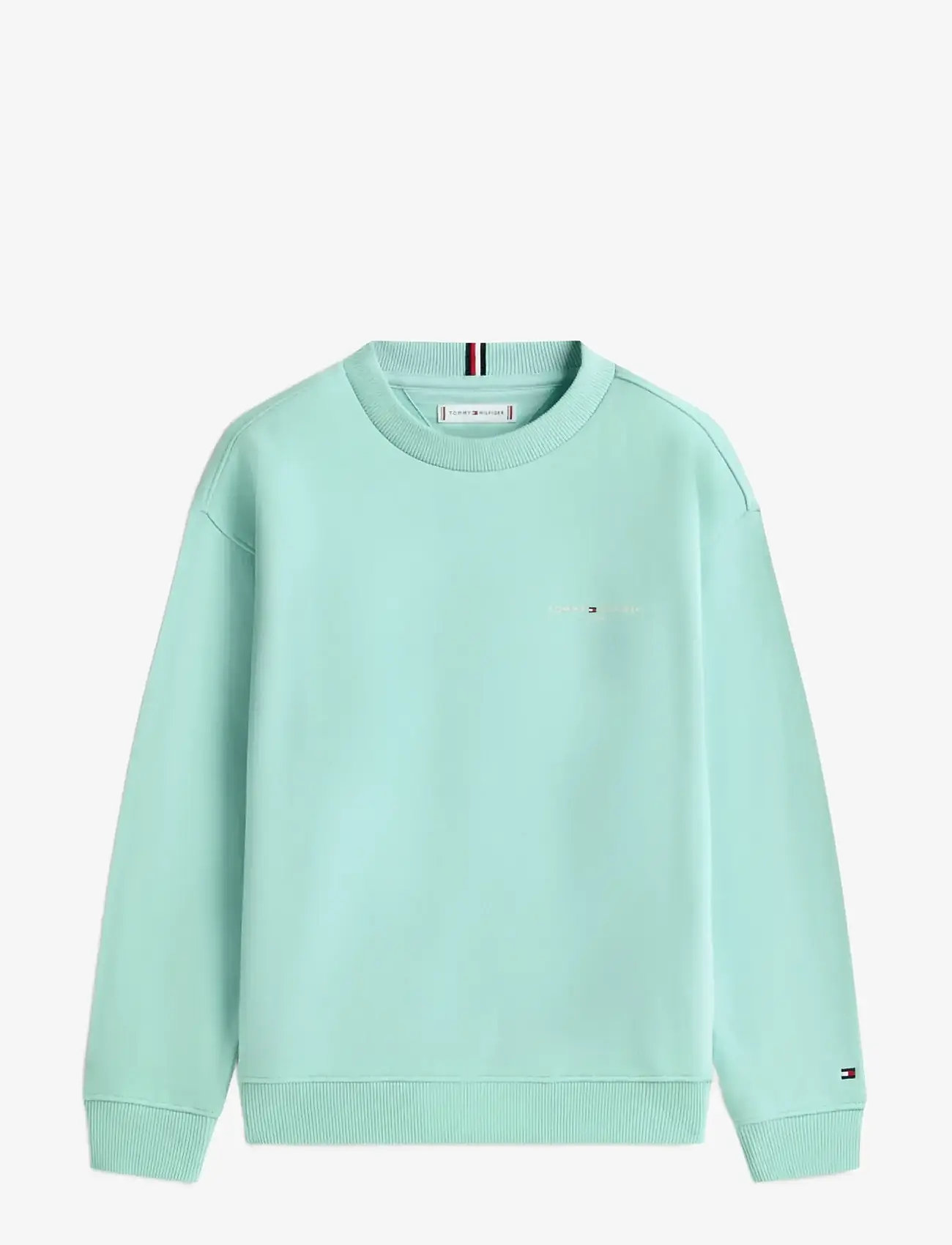 Tommy Hilfiger - MINI CORP C-NECK SWEATSHIRT - sweatshirts - ocean spray - 0