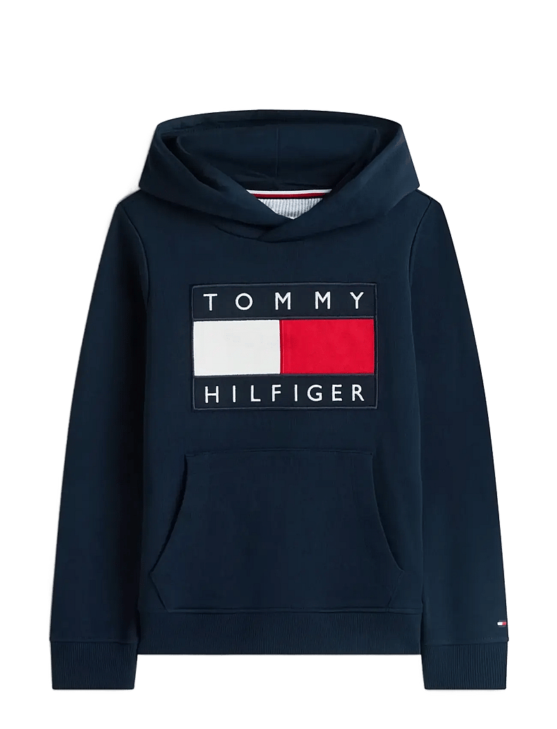 Tommy Hilfiger - HERITAGE FLAG HOODIE - hættetrøjer - dark night navy - 1