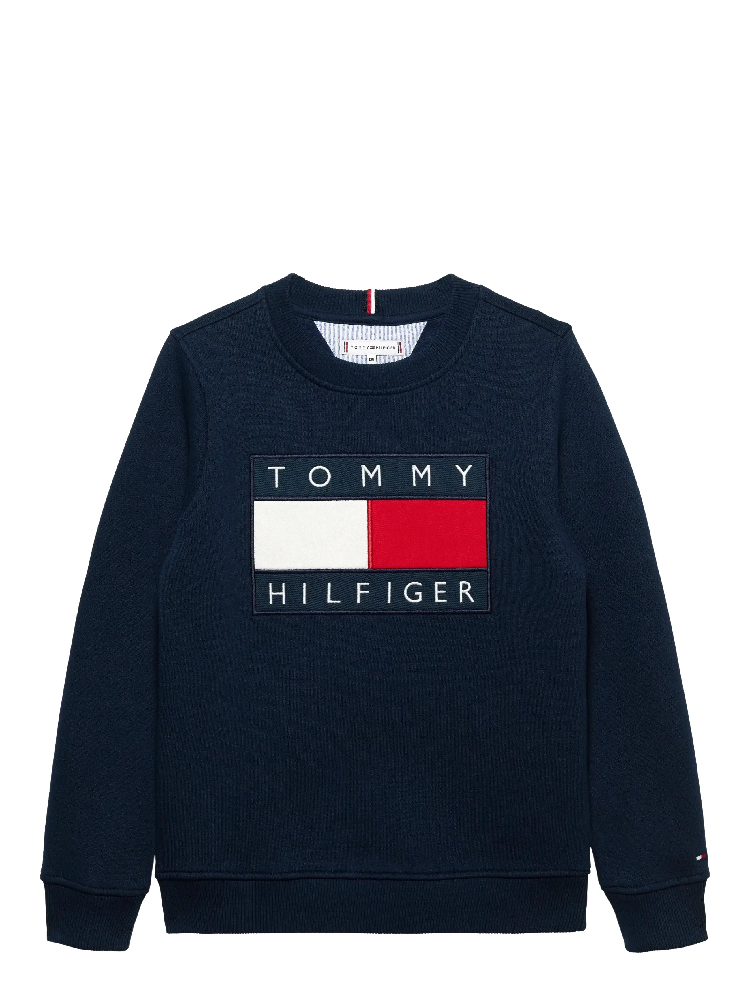 TOMMY HILFIGER Heritage Flag Sweatshirt Navy - 128 - Kinder