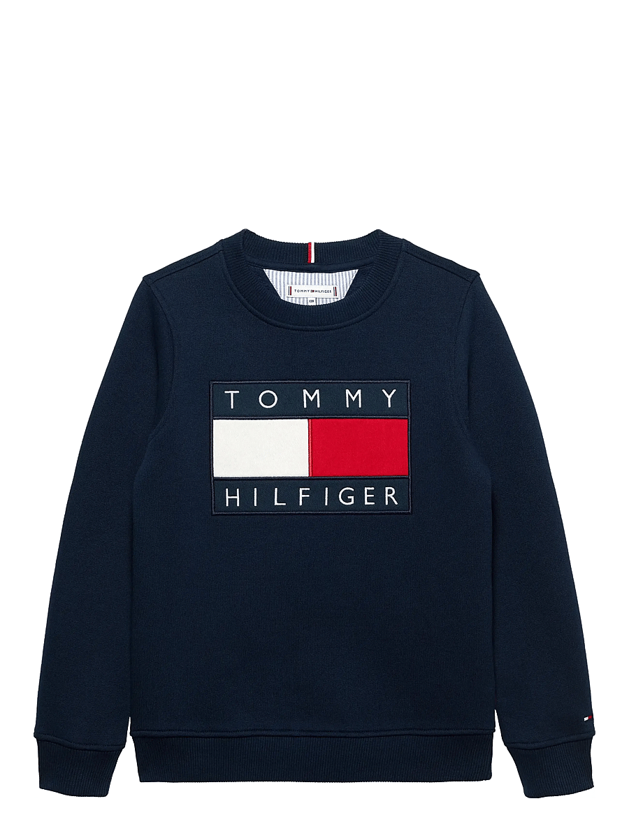 Tommy Hilfiger - HERITAGE FLAG SWEATSHIRT - sweatshirts - dark night navy - 1