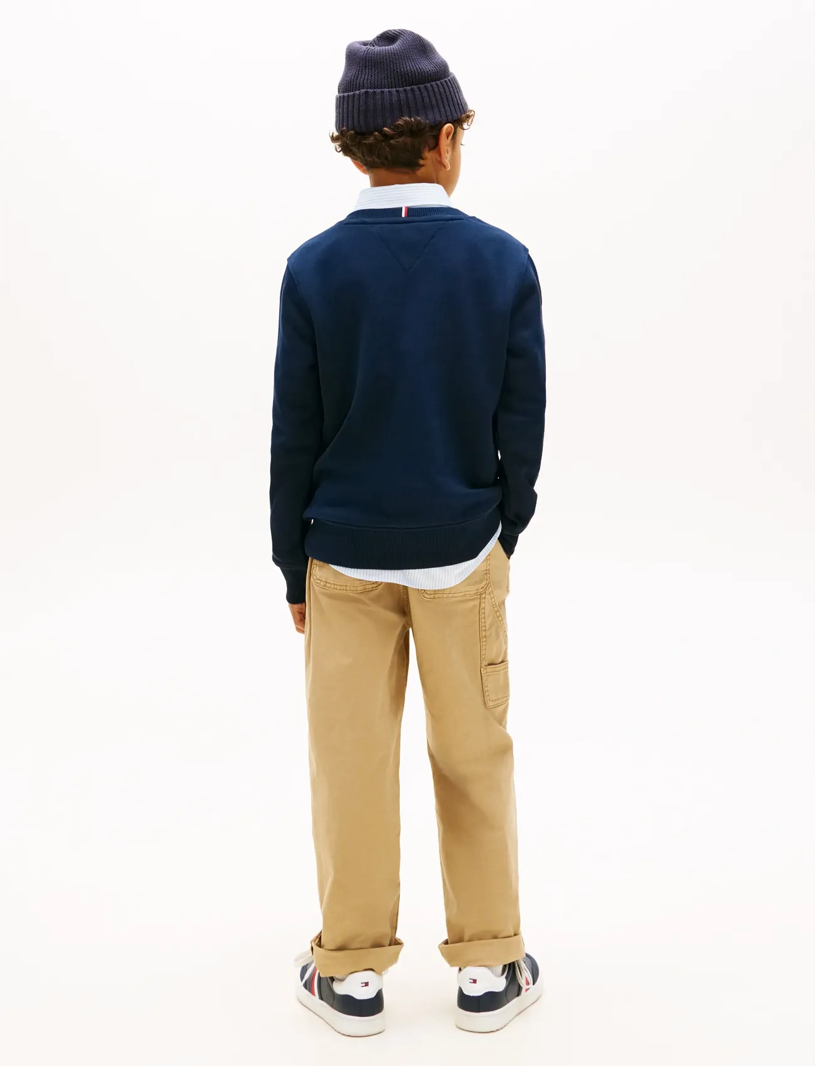 Tommy Hilfiger - HERITAGE FLAG SWEATSHIRT - bluzy - dark night navy - 4
