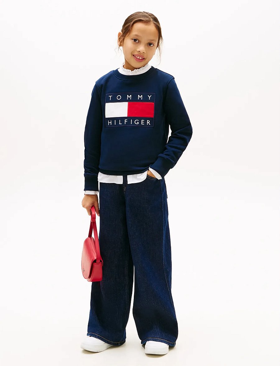 Tommy Hilfiger - HERITAGE FLAG SWEATSHIRT - sweatshirts - dark night navy - 5