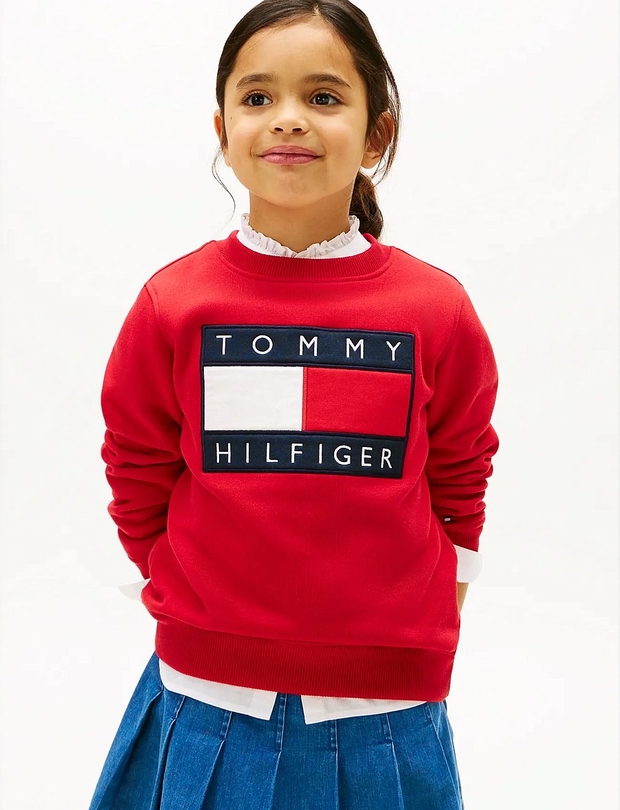 Tommy Hilfiger - HERITAGE FLAG SWEATSHIRT - sweatshirts - primary red - 2