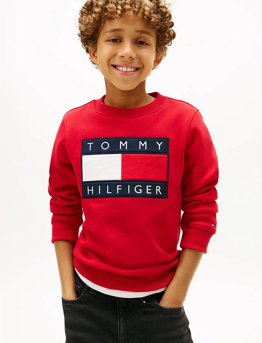 Tommy Hilfiger - HERITAGE FLAG SWEATSHIRT - sweatshirts - primary red - 3