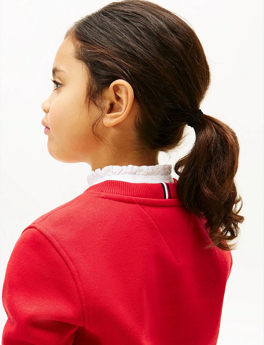 Tommy Hilfiger - HERITAGE FLAG SWEATSHIRT - sweatshirts - primary red - 4