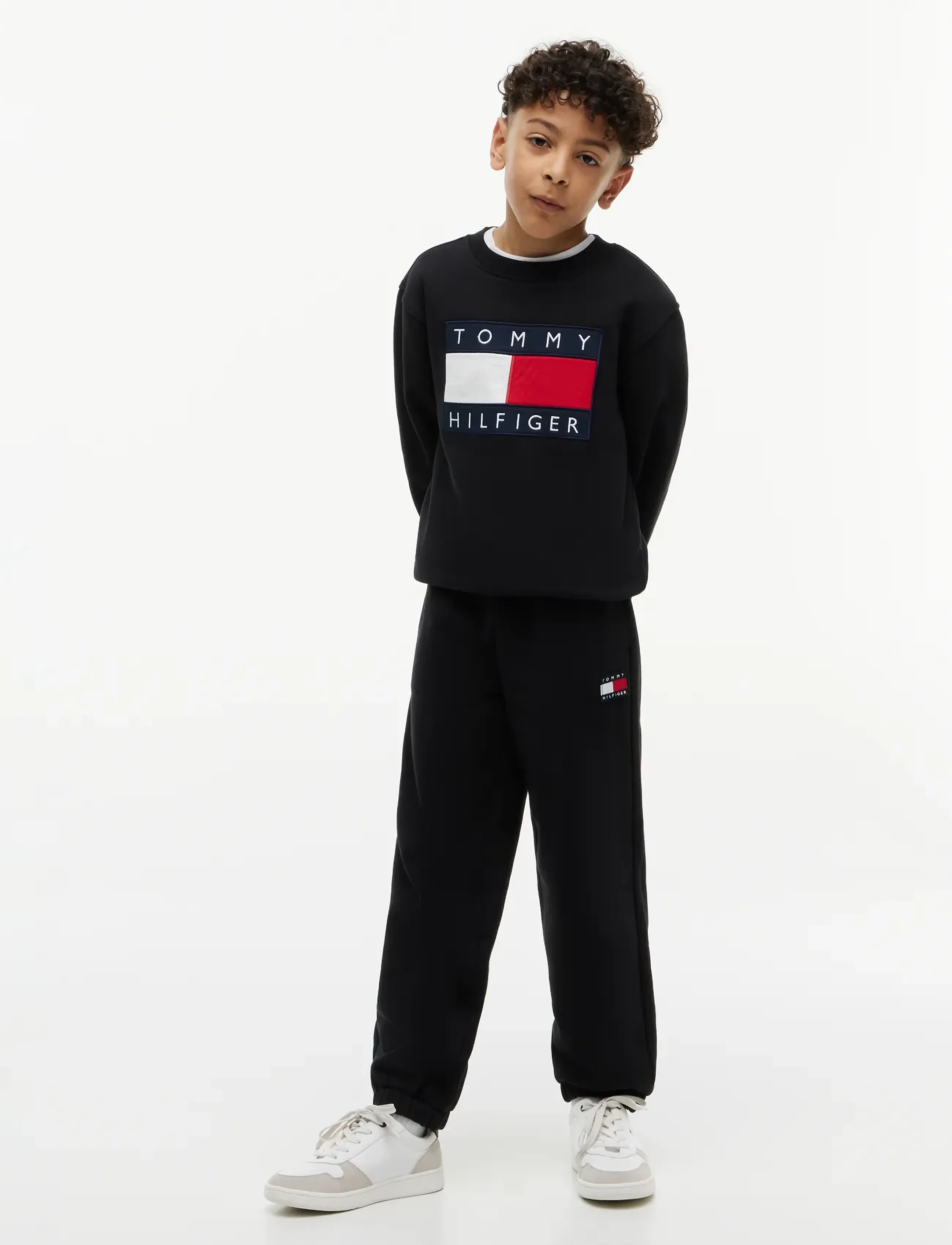 Tommy Hilfiger - HERITAGE FLAG SWEATPANTS - black - 3