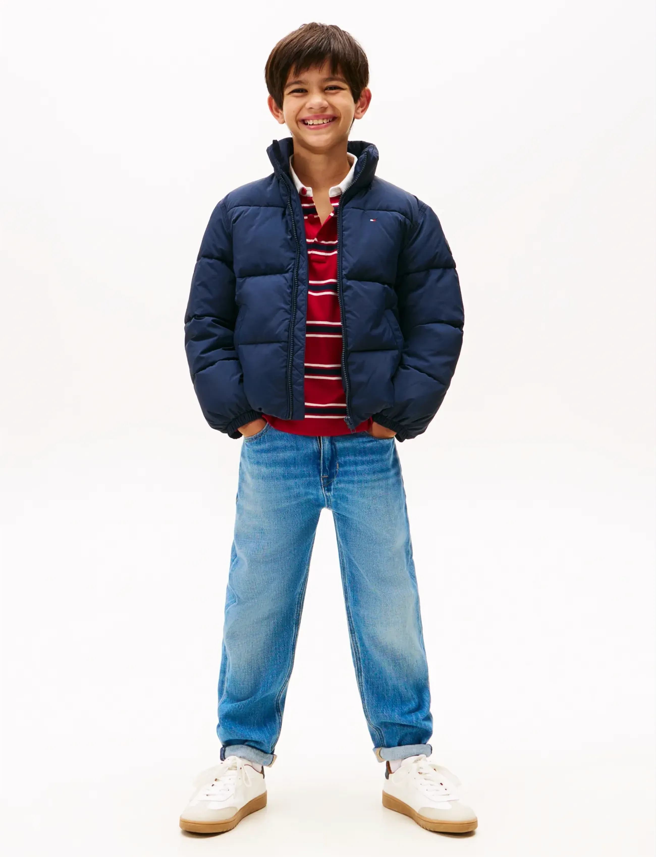 Tommy Hilfiger - FLAG PUFFER JACKET - wyściełana kurtka - dark night navy - 3