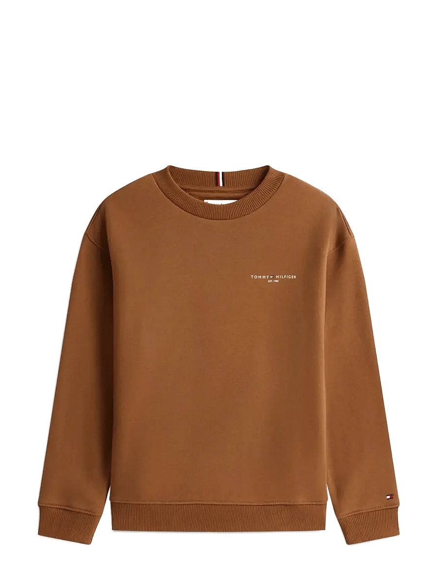 Tommy Hilfiger - MINI CORP C-NECK SWEATSHIRT - sweatshirts - pecan nut - 1