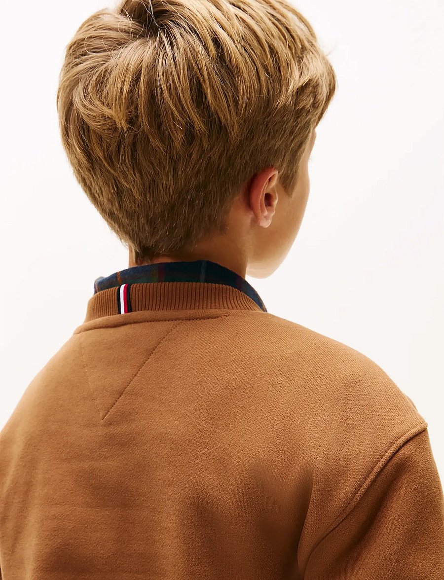 Tommy Hilfiger - MINI CORP C-NECK SWEATSHIRT - sweatshirts - pecan nut - 4