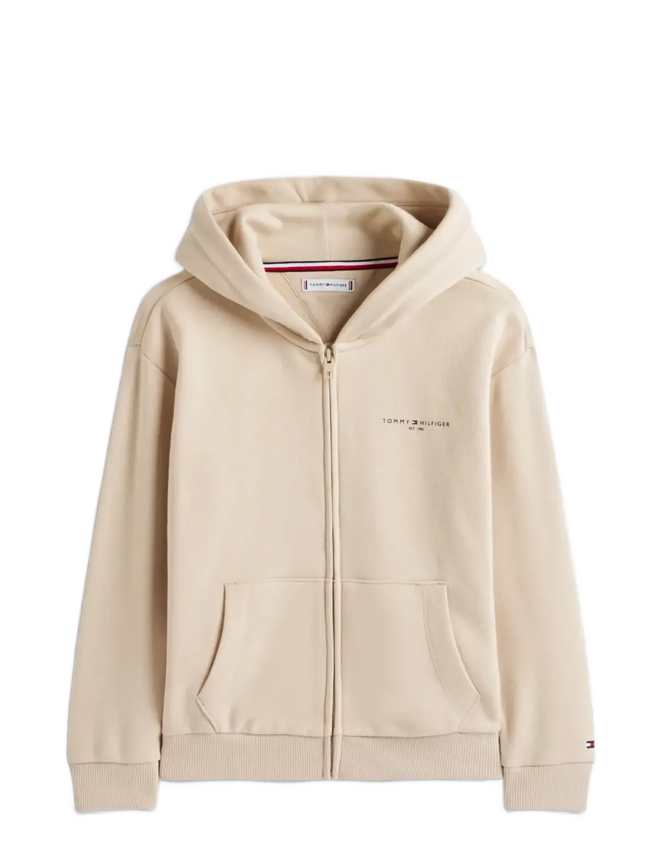 Tommy Hilfiger MINI CORP ZIP THROUGH HOODIE - Tommy Hilfiger - CLASSIC BEIGE / beige