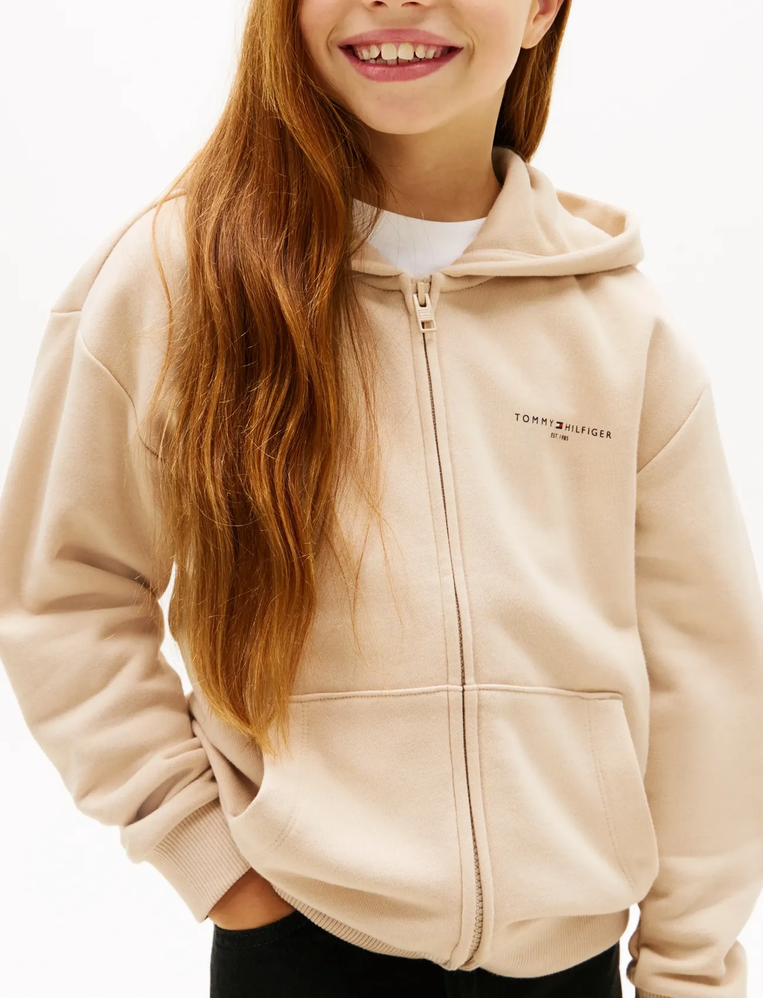 Tommy Hilfiger - MINI CORP ZIP THROUGH HOODIE - hættetrøjer - classic beige - 4