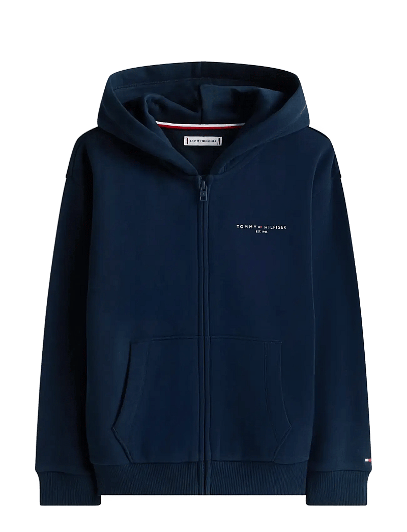 Tommy Hilfiger - MINI CORP ZIP THROUGH HOODIE - kapuzenpullover - dark night navy - 0
