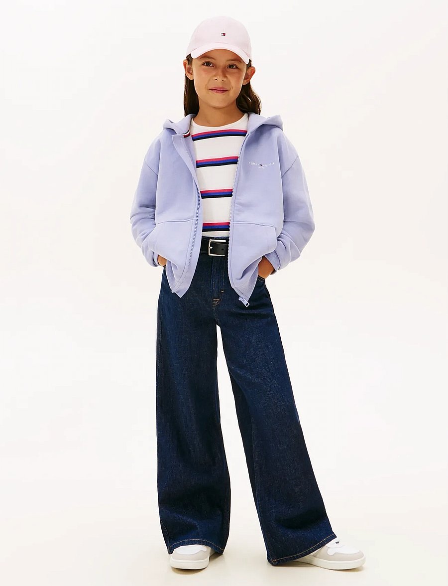 Tommy Hilfiger - MINI CORP ZIP THROUGH HOODIE - kapuzenpullover - periwinkle dusk - 5