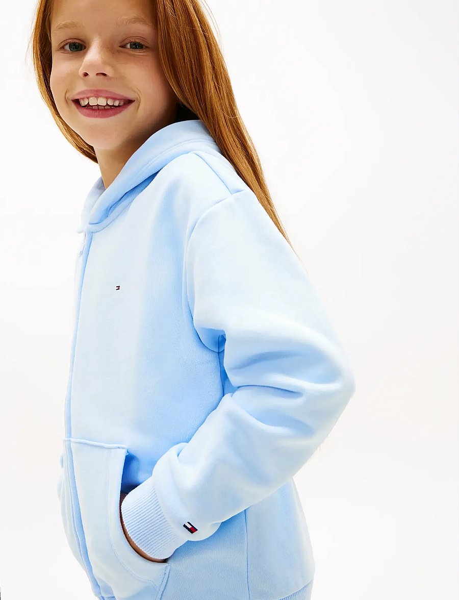 Tommy Hilfiger - MINI CORP ZIP THROUGH HOODIE - kapuzenpullover - sweet blue - 4
