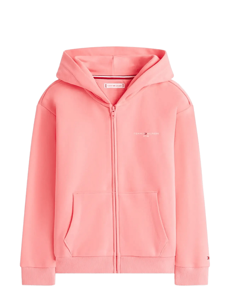 Tommy Hilfiger - MINI CORP ZIP THROUGH HOODIE - kapuzenpullover - tropical blush - 1