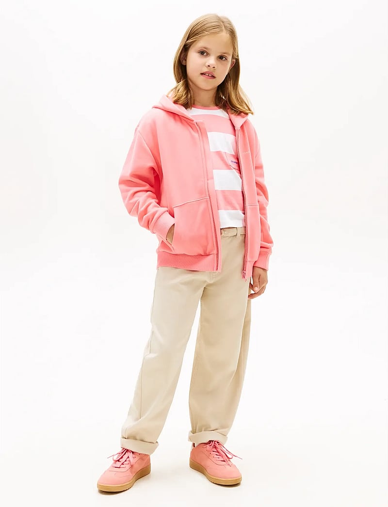 Tommy Hilfiger - MINI CORP ZIP THROUGH HOODIE - kapuzenpullover - tropical blush - 5