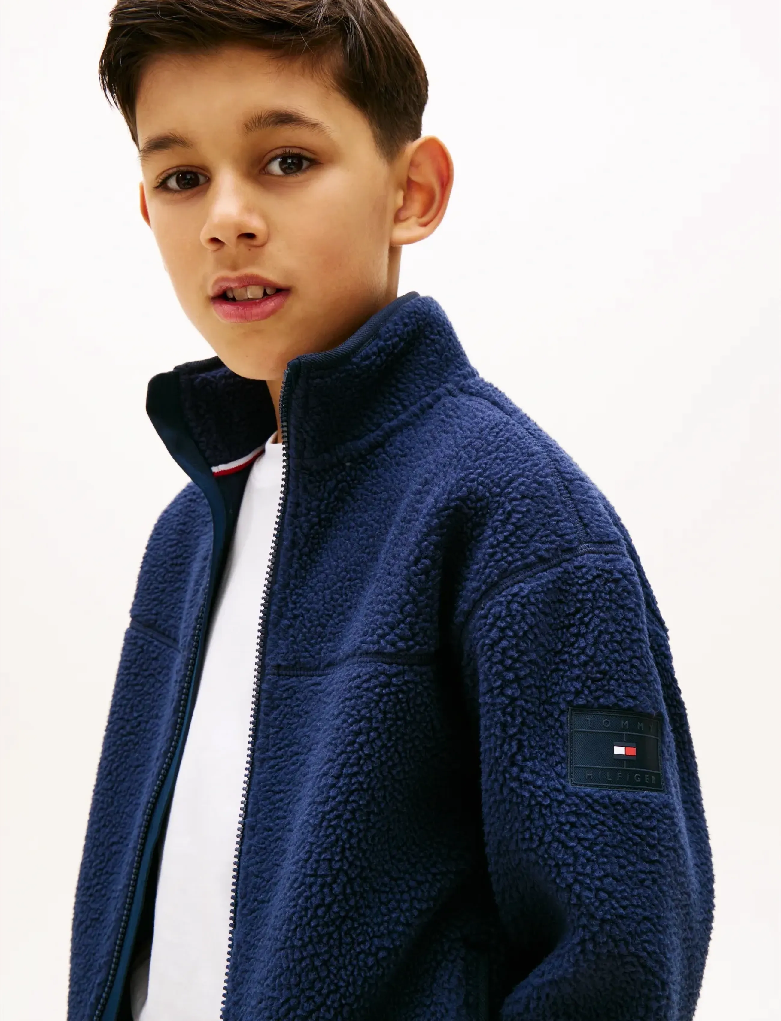 Tommy Hilfiger - POLAR FLEECE ZIP THROUGH - sweatshirts - dark night navy - 5