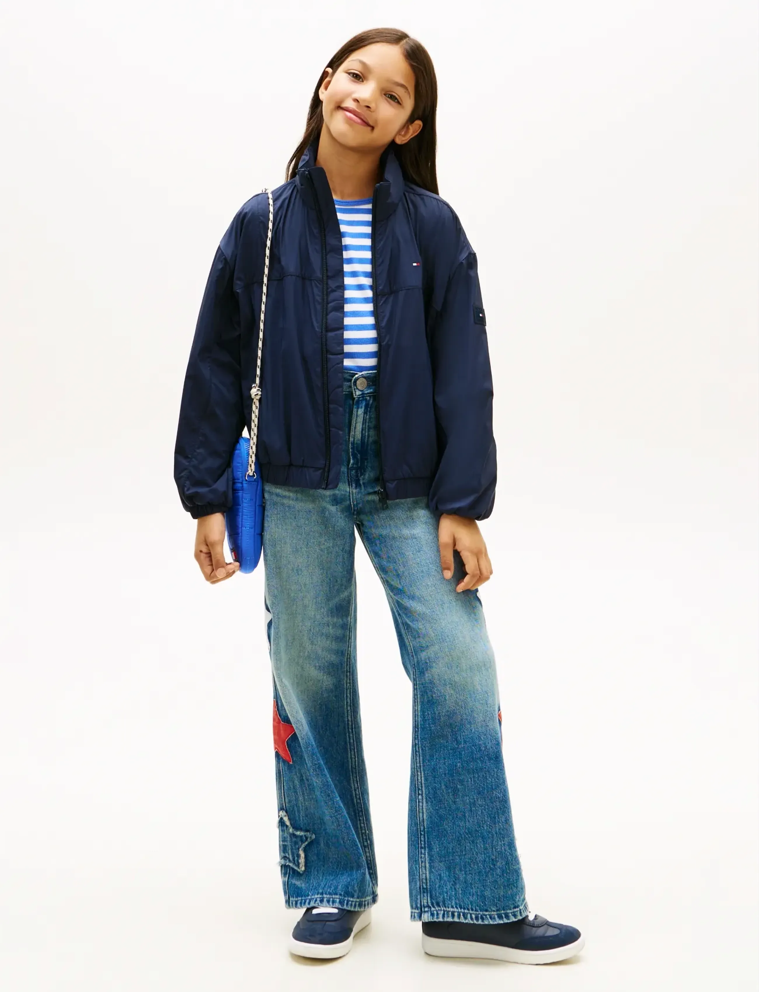 Tommy Hilfiger Windbreaker Jacket, 122, Jackets & Coats, Marineblau - Windbreaker, Kinder