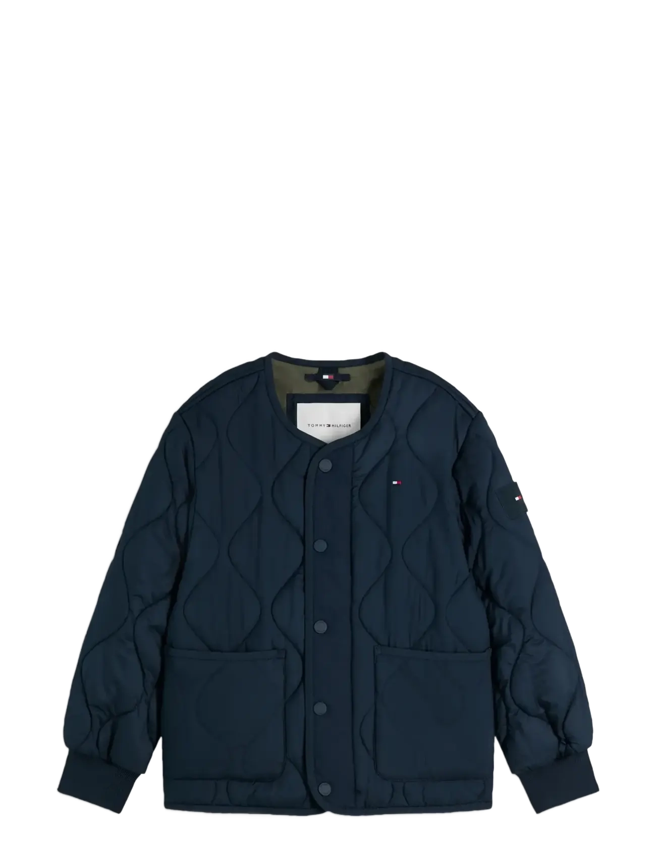 TOMMY HILFIGER Quilted Jacke Navy - 176 - Kinder