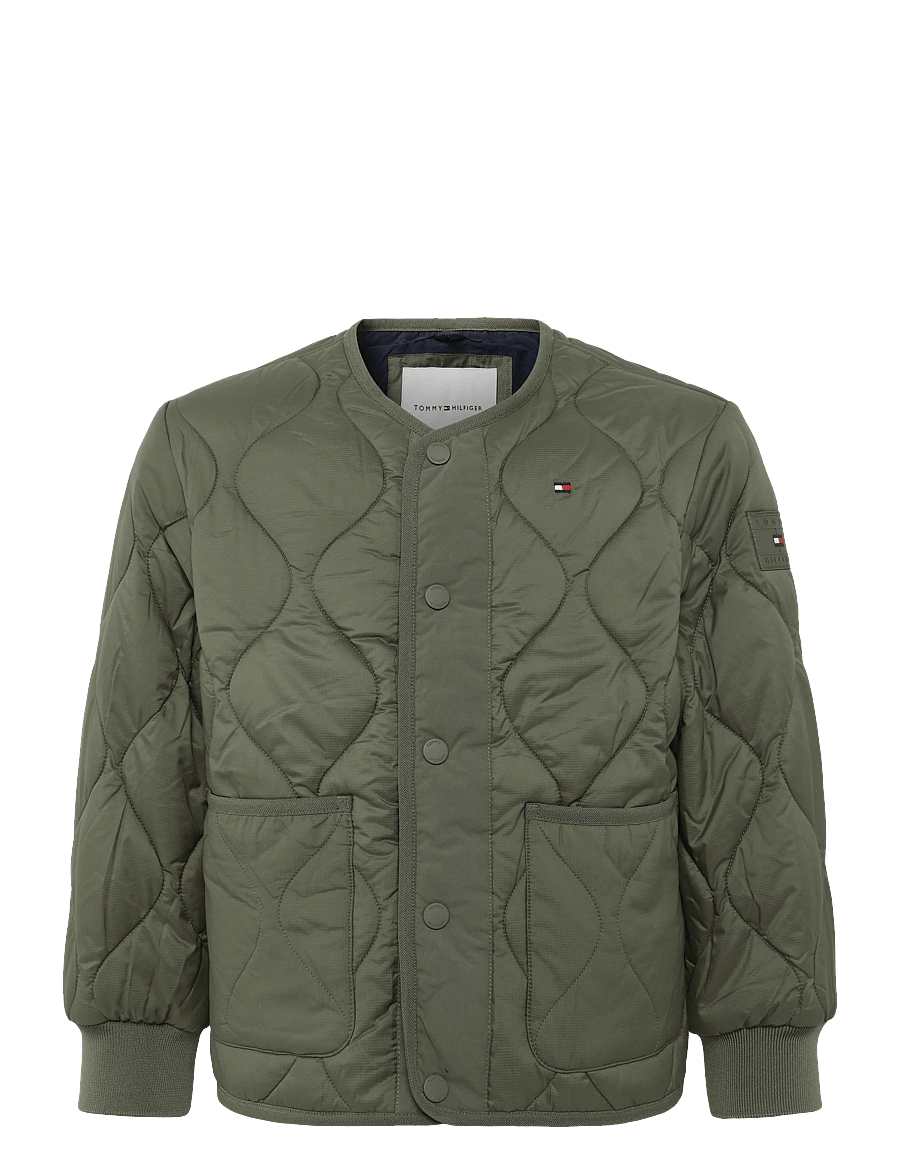 Tommy Hilfiger - QUILTED JACKET - quiltede jakker - ghost fern - 1