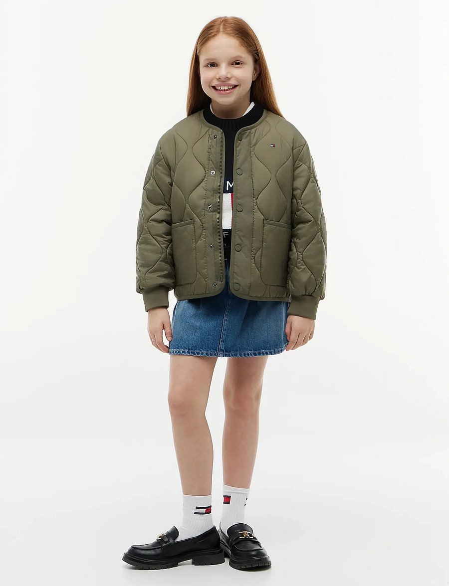 Tommy Hilfiger - QUILTED JACKET - quiltede jakker - ghost fern - 0
