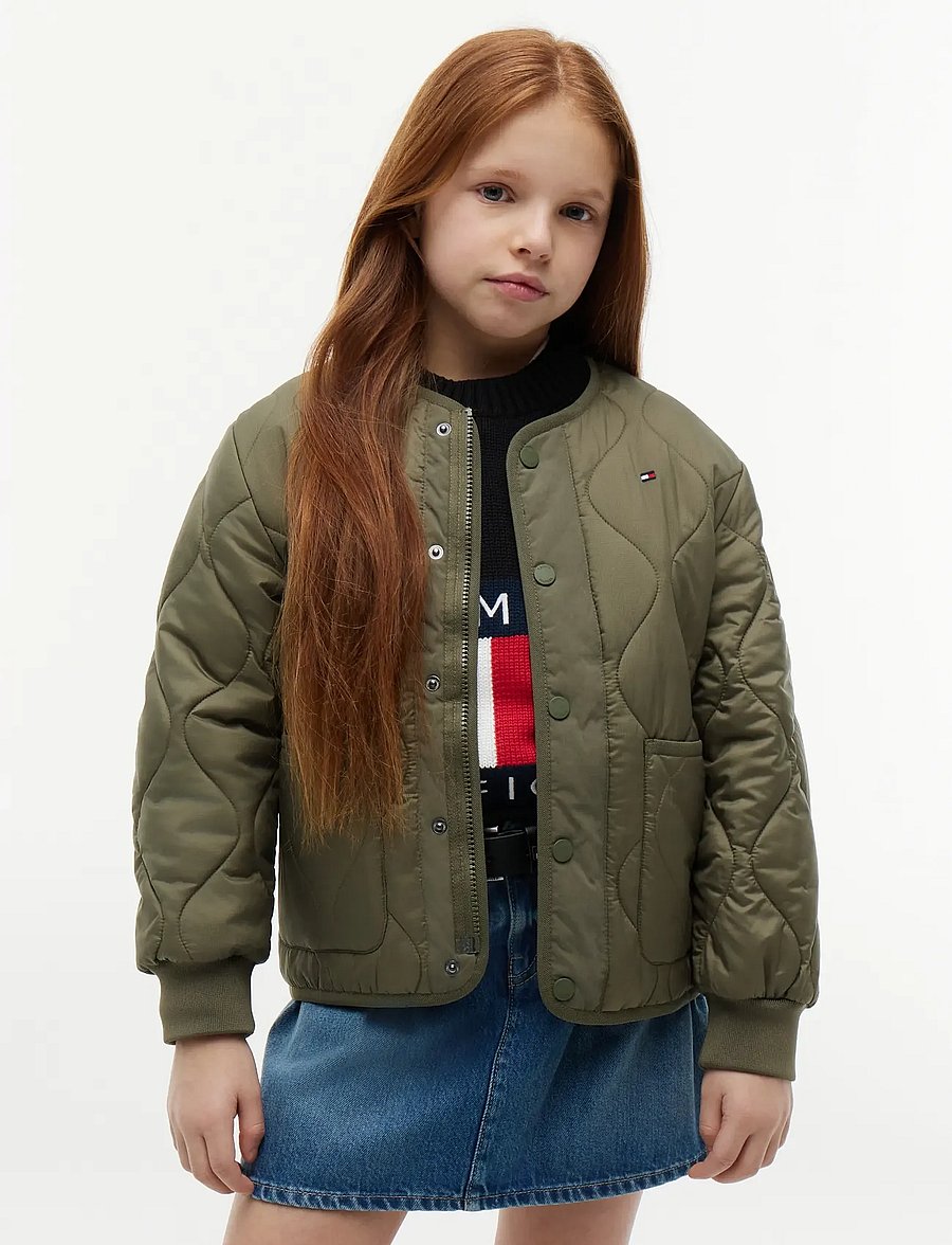 Tommy Hilfiger - QUILTED JACKET - quiltede jakker - ghost fern - 3