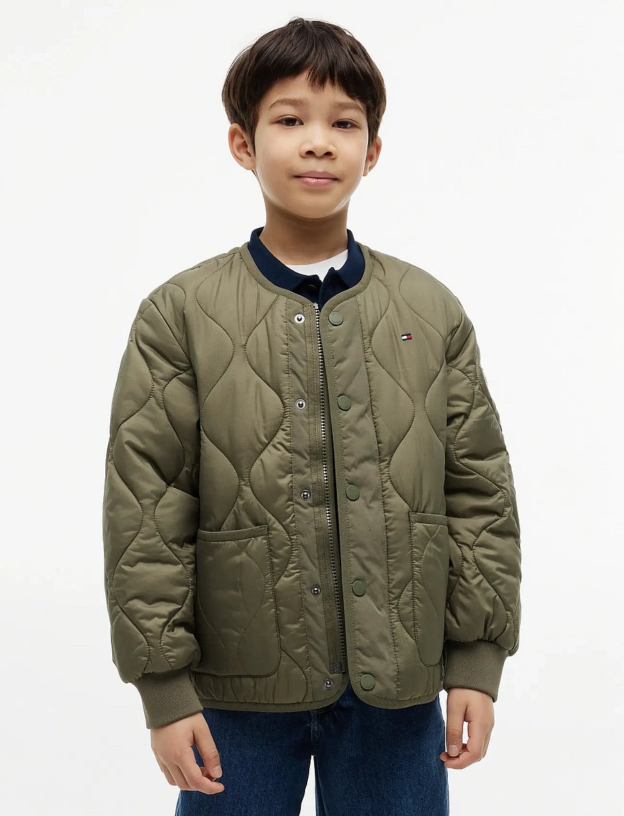 Tommy Hilfiger - QUILTED JACKET - quiltede jakker - ghost fern - 4