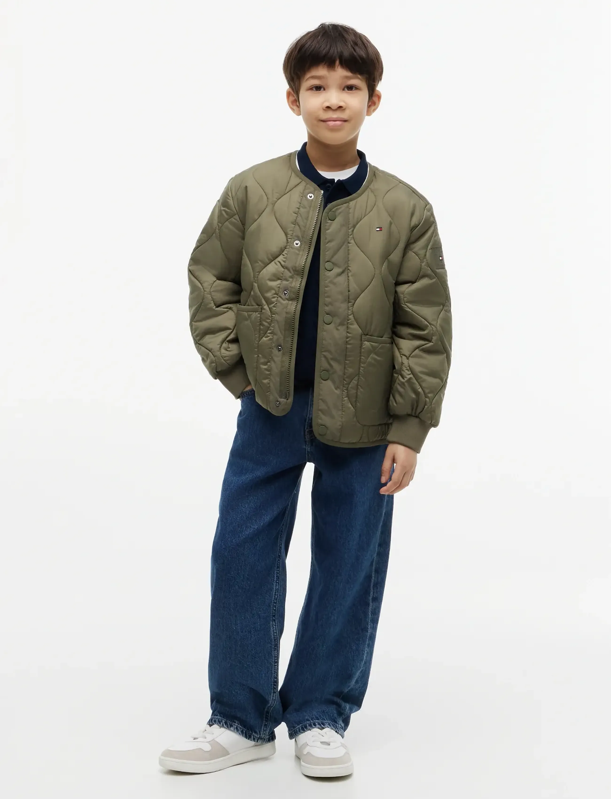 Tommy Hilfiger - QUILTED JACKET - quiltede jakker - ghost fern - 5