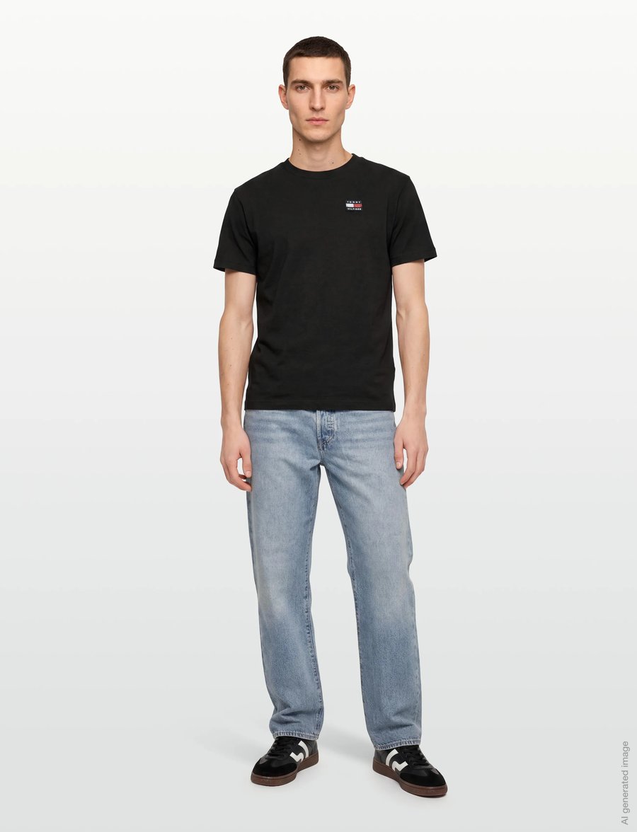 Tommy Hilfiger - FLAG HERITAGE ARCHIVE TEE S/S - kurzärmelige - black - 4