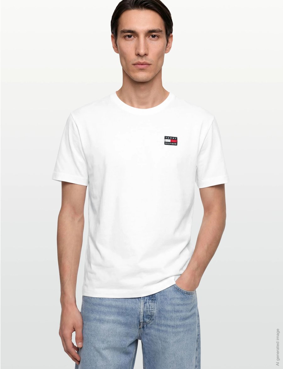 Tommy Hilfiger - FLAG HERITAGE ARCHIVE TEE S/S - kurzärmelige - white - 3