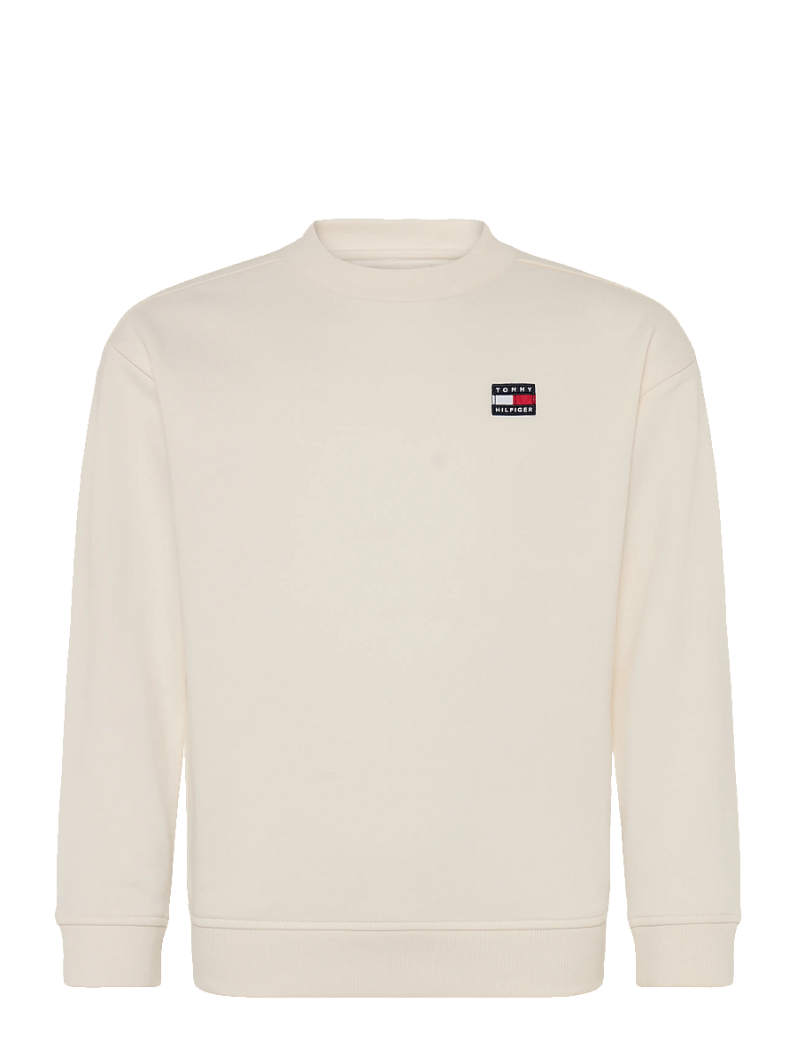 Tommy Hilfiger - FLAG HERITAGE CN SWEATSHIRT - dressipluusid - ancient white - 1
