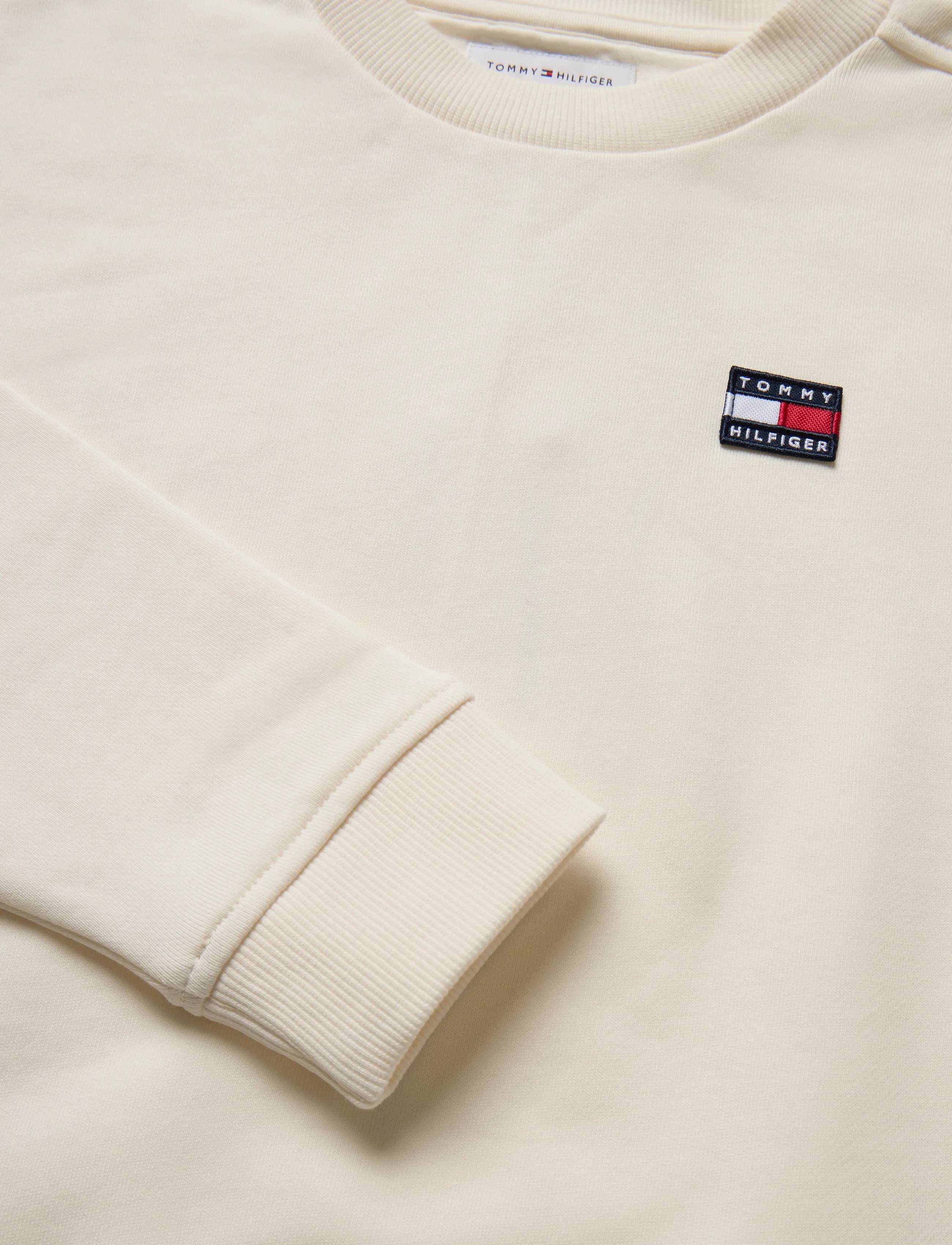 Tommy Hilfiger - FLAG HERITAGE CN SWEATSHIRT - ancient white - 5