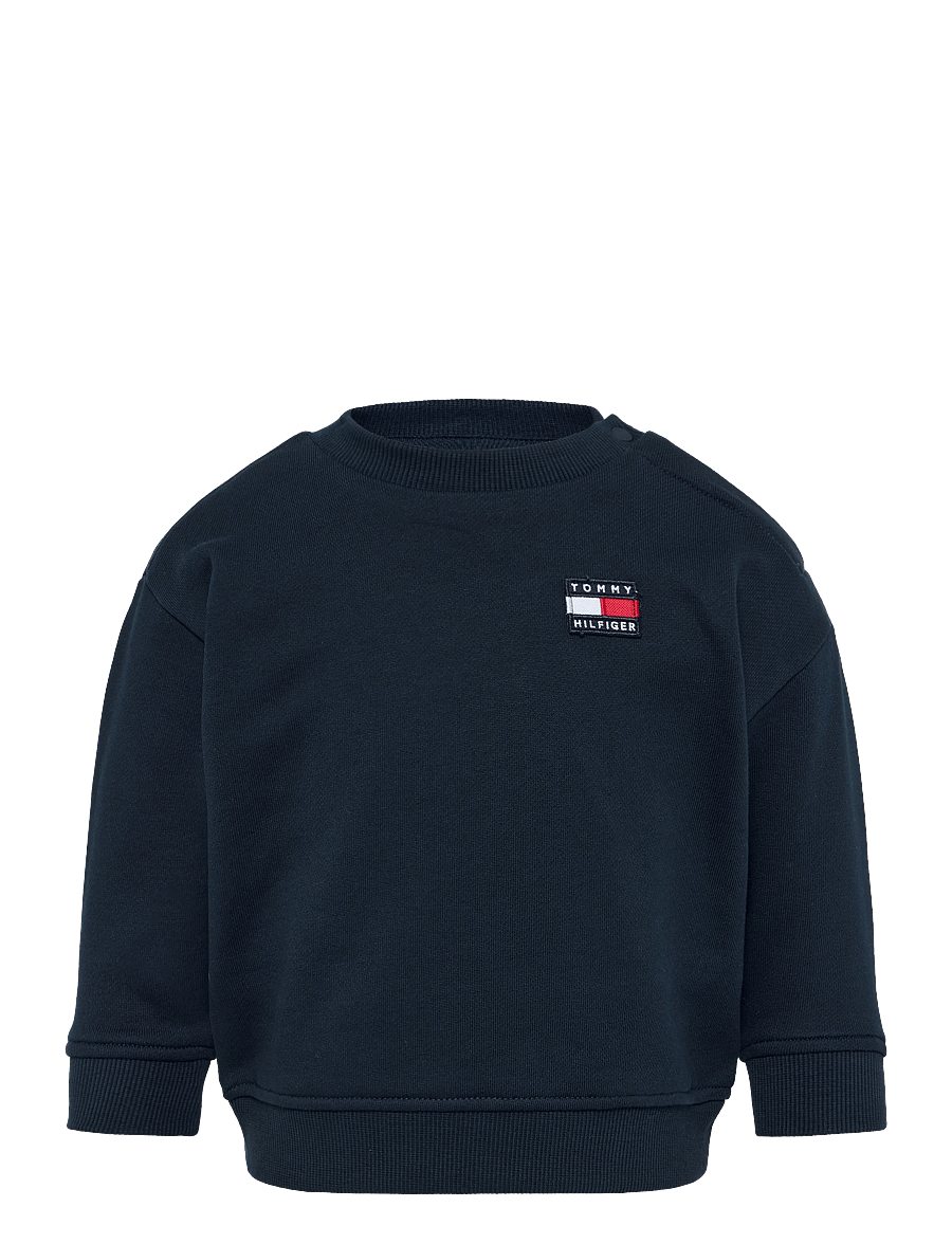 Tommy Hilfiger - FLAG HERITAGE CN SWEATSHIRT - dressipluusid - dark night navy - 0