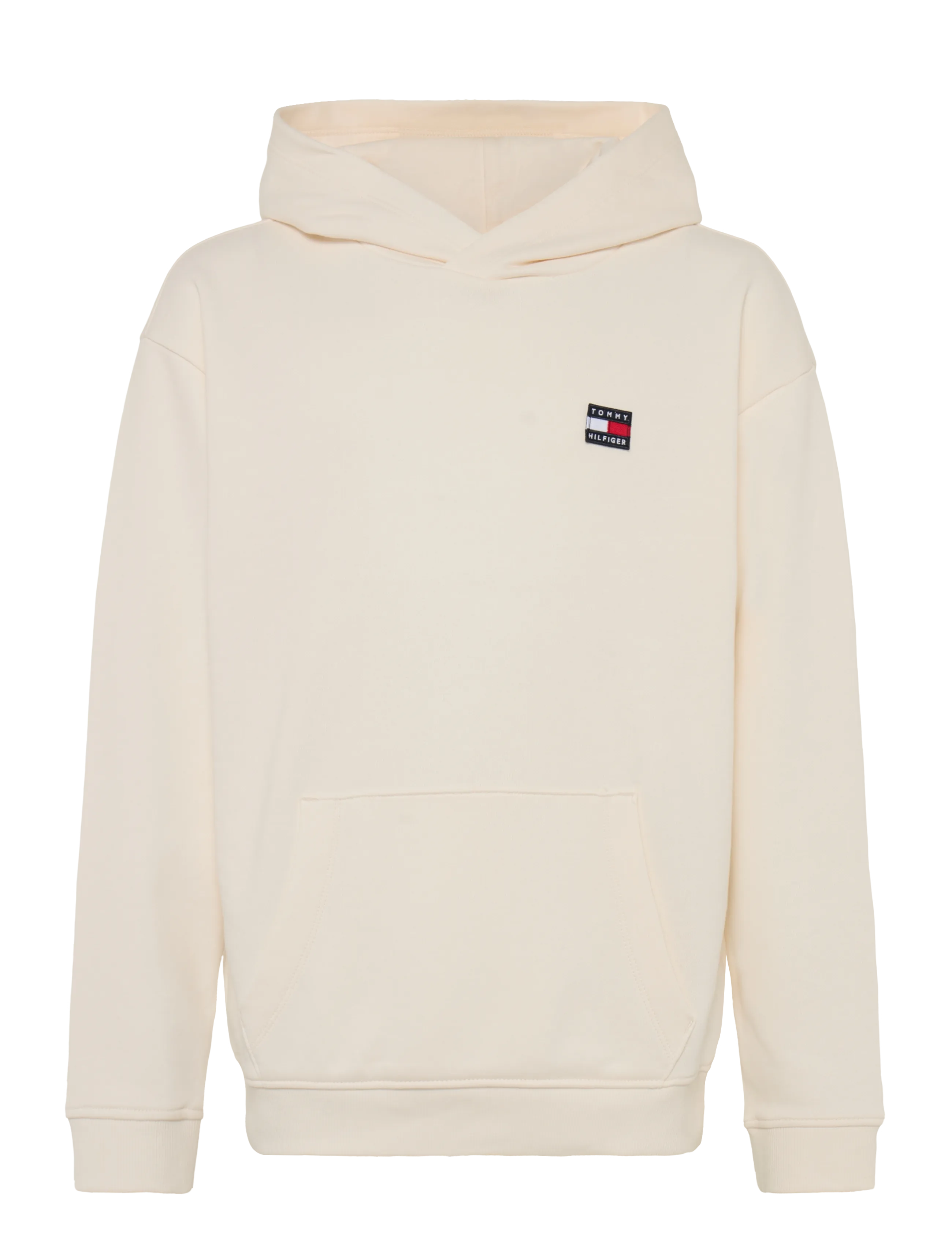 Tommy Hilfiger FLAG HERITAGE HOODIE - Barn 98-134 - ANCIENT WHITE / cream
