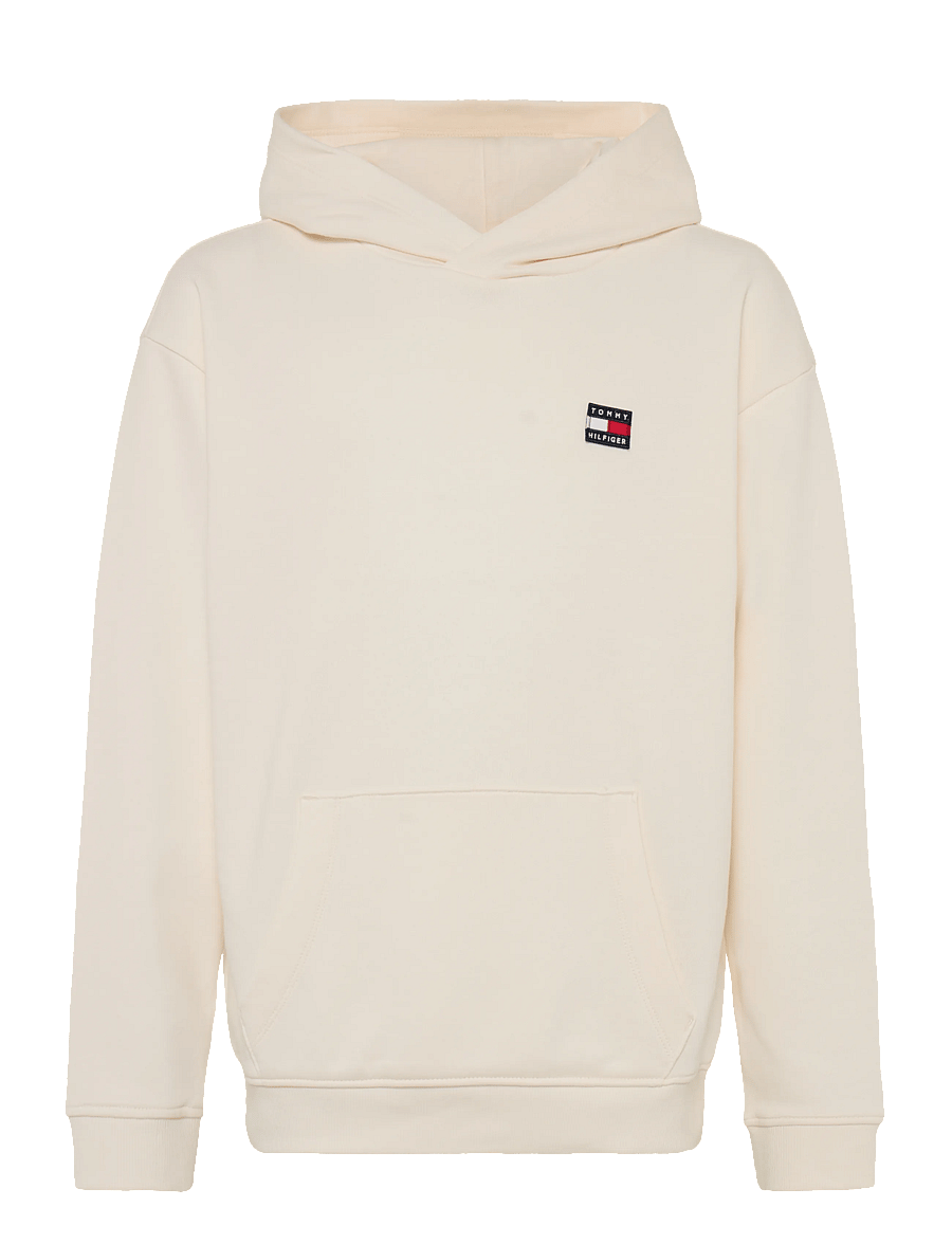 Tommy Hilfiger - FLAG HERITAGE HOODIE - kapuzenpullover - ancient white - 1