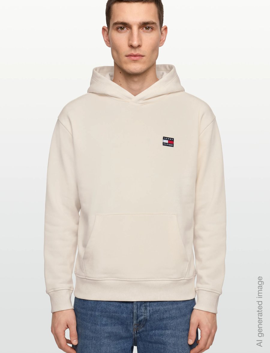 Tommy Hilfiger - FLAG HERITAGE HOODIE - kapuzenpullover - ancient white - 3