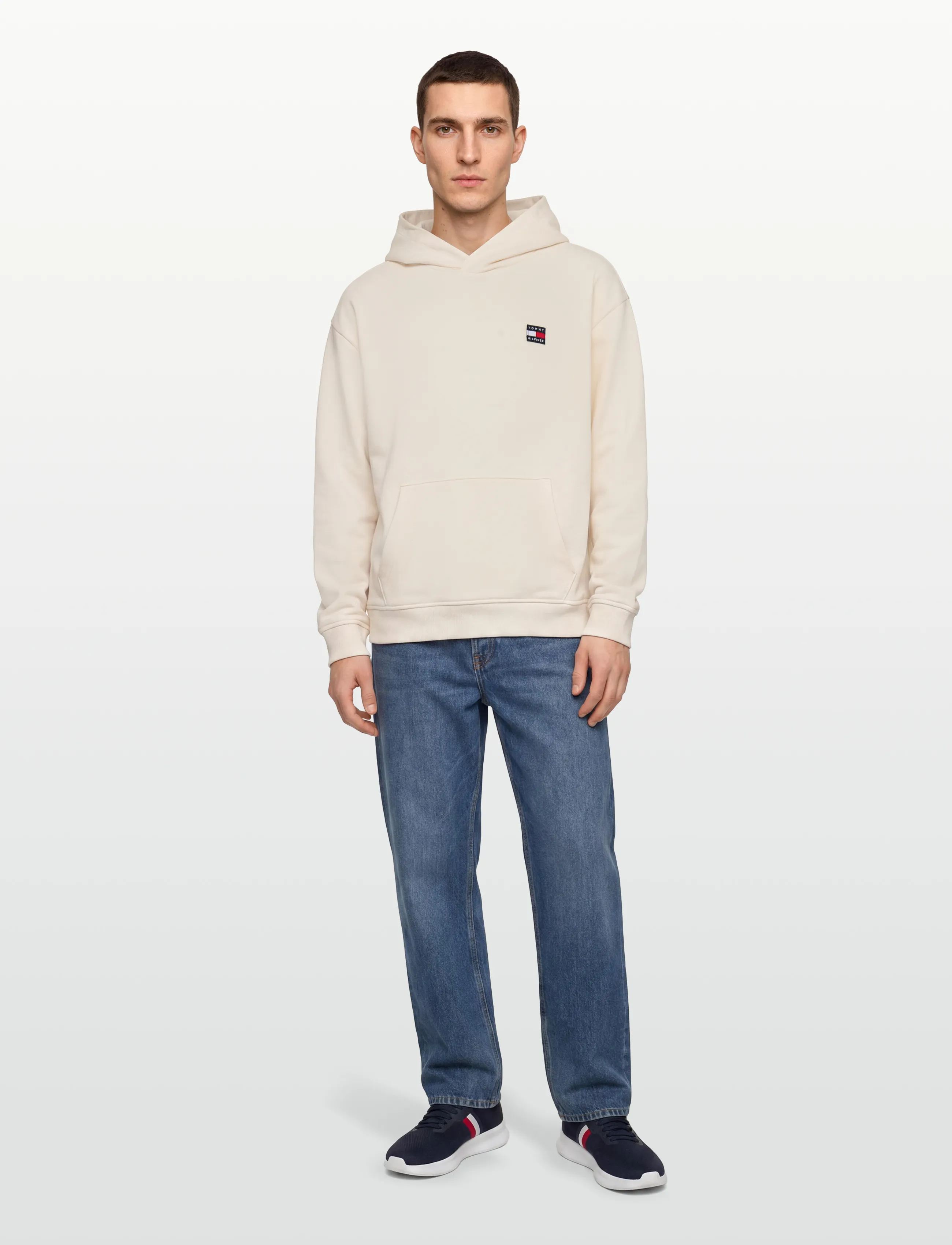Tommy Hilfiger - FLAG HERITAGE HOODIE - hættetrøjer - ancient white - 4