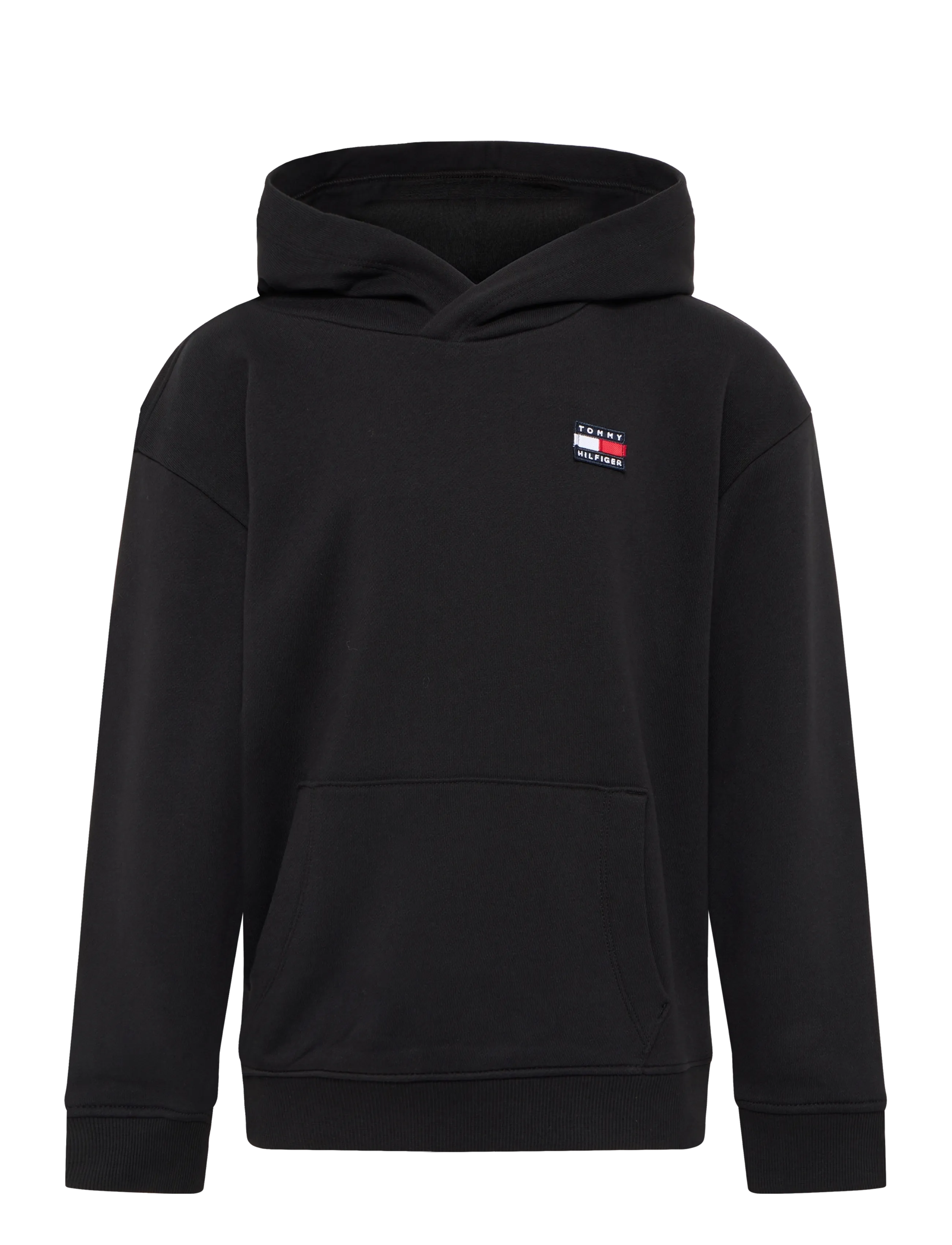 Tommy Hilfiger Flag Heritage Hoodie, 176, Sweatshirts & Hoodies, Schwarz - Kinder