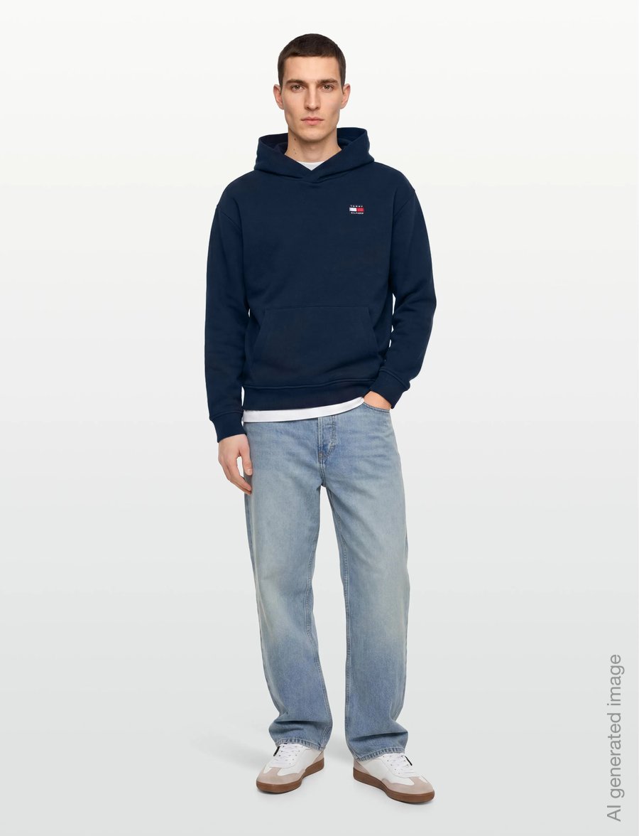 Tommy Hilfiger - FLAG HERITAGE HOODIE - kapuzenpullover - dark night navy - 0