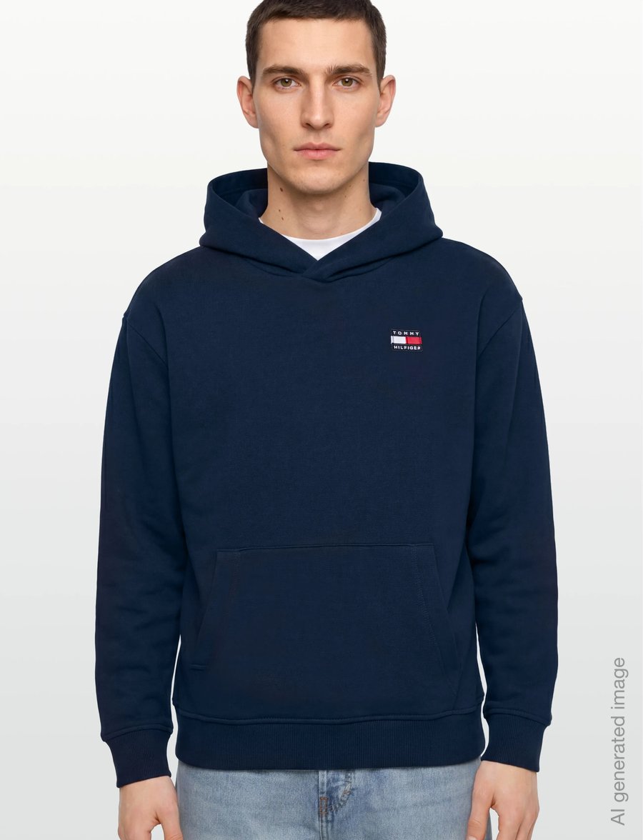Tommy Hilfiger - FLAG HERITAGE HOODIE - kapuzenpullover - dark night navy - 3