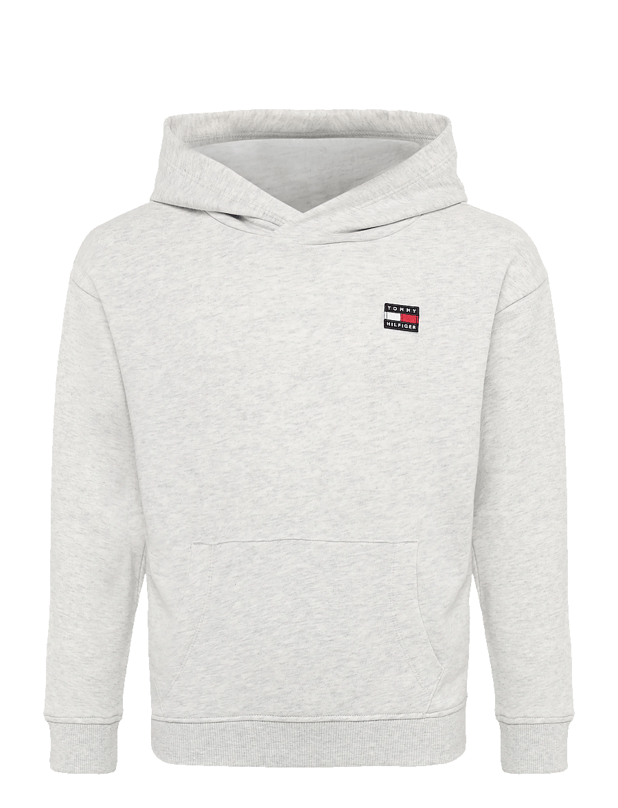 Tommy Hilfiger - FLAG HERITAGE HOODIE - kapuzenpullover - heather grey - 0