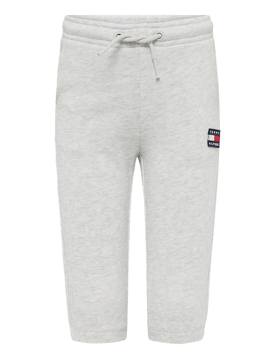Tommy Hilfiger - FLAG HERITAGE SWEATPANT - sweatpants - heather grey - 0