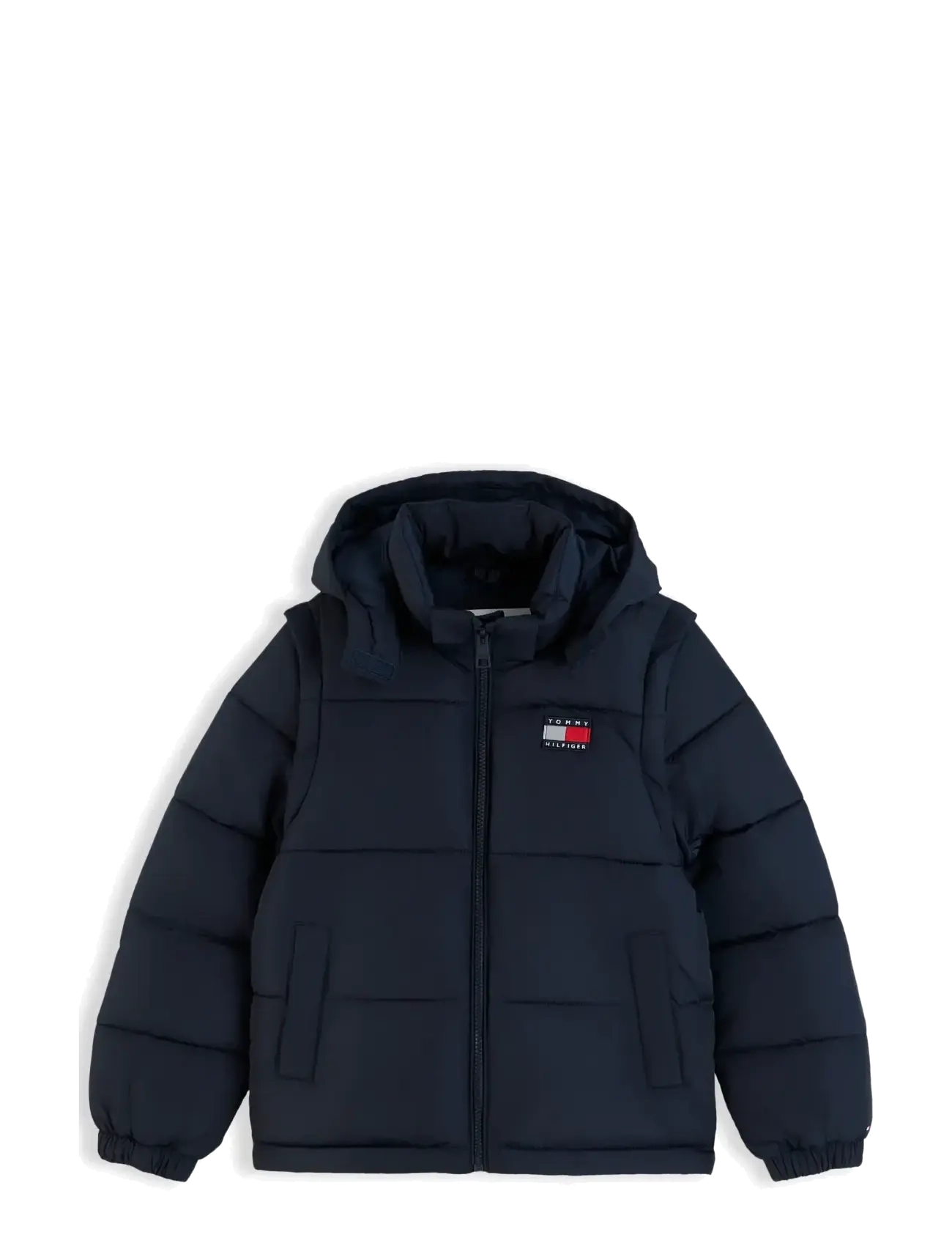 Tommy Hilfiger BRANDED PUFFER JACKET - Jackor - DARK BLUE / navy