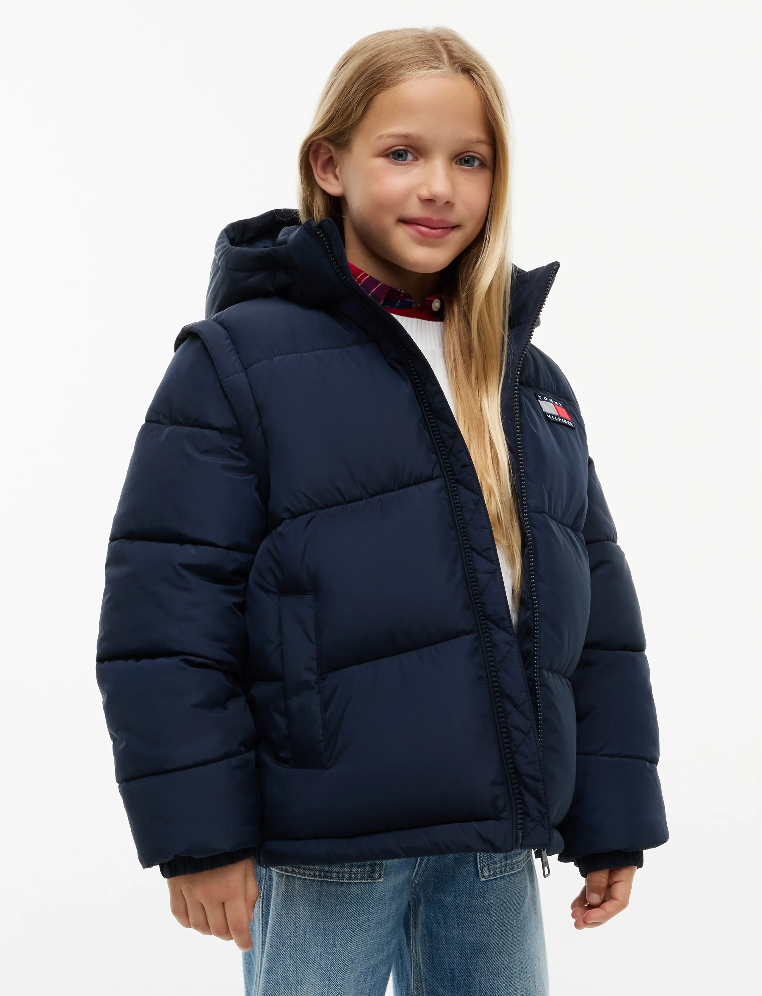Tommy Hilfiger - BRANDED PUFFER JACKET - soojad ja polsterdatud - dark blue - 2