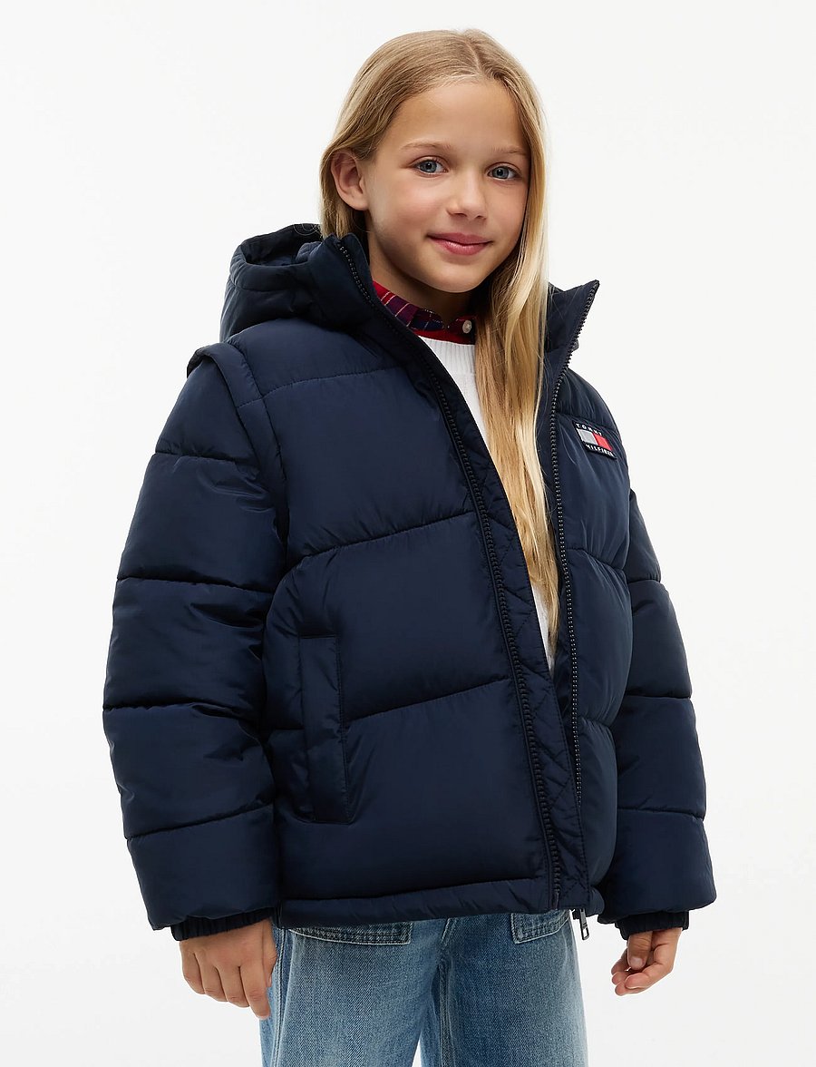 Tommy Hilfiger - BRANDED PUFFER JACKET - daunen- und steppjacken - dark blue - 2