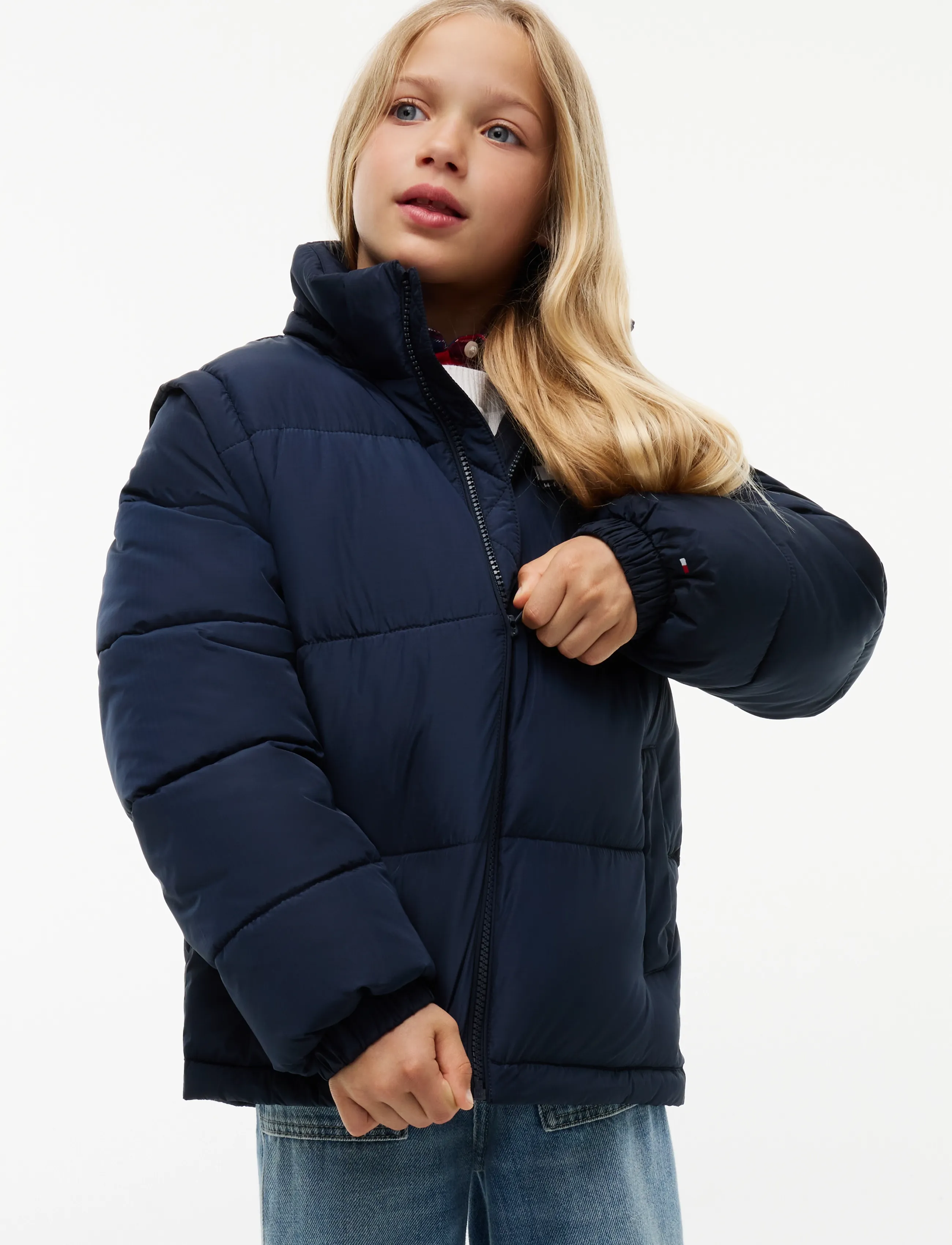 Tommy Hilfiger - BRANDED PUFFER JACKET - soojad ja polsterdatud - dark blue - 5