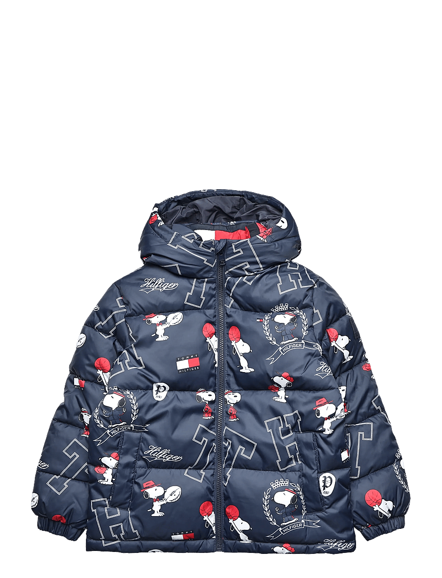 Tommy Hilfiger - PEANUTS PUFFER JACKET - winterjacke - dark ink - 1