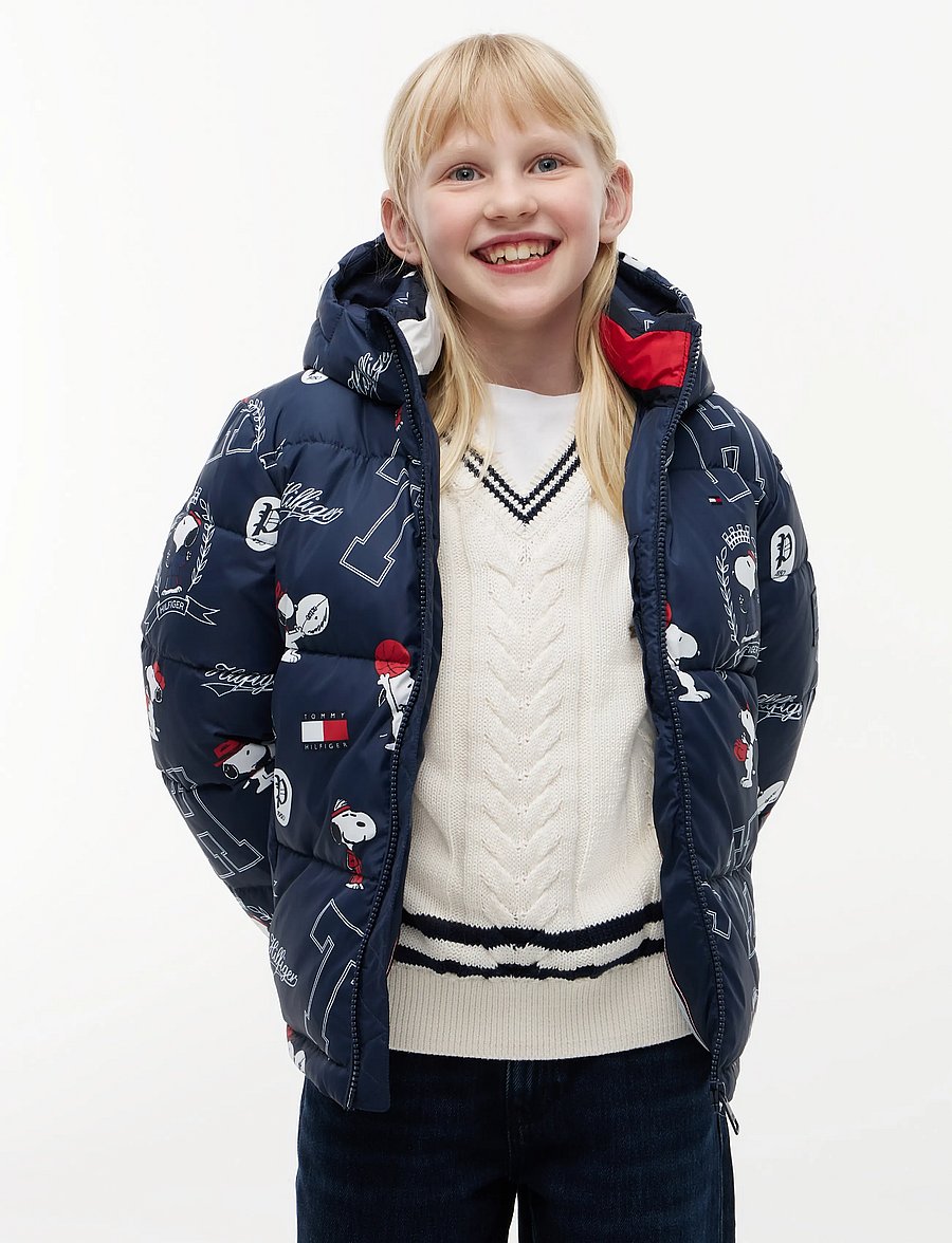 Tommy Hilfiger - PEANUTS PUFFER JACKET - winterjacke - dark ink - 3