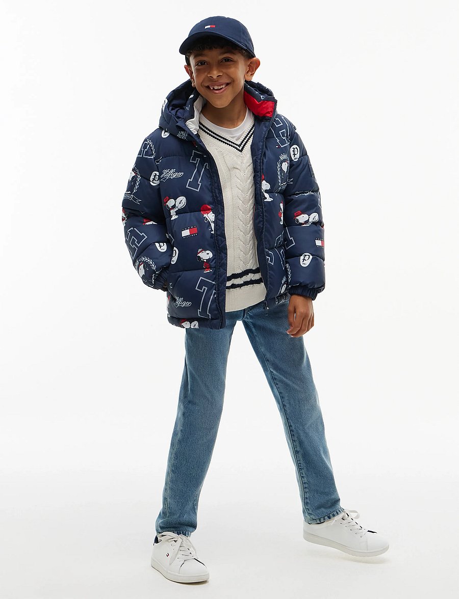 Tommy Hilfiger - PEANUTS PUFFER JACKET - winterjacke - dark ink - 5